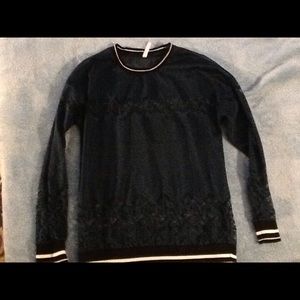 Sheer Green Fabletics Top